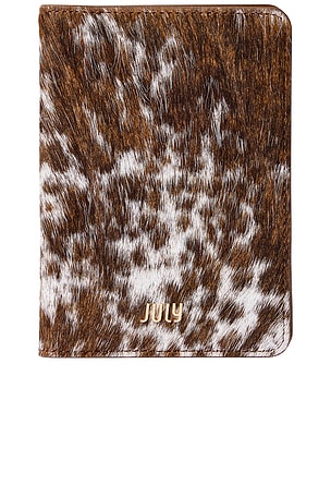 КОШЕЛЕК COW PRINT SMALL TRAVEL WALLET BROWN July