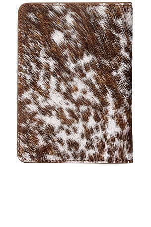 July cartera cow prent small travel wallet Marrón en color marrón