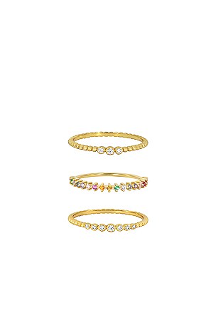 Rainbow Ring Set Jackie Mack