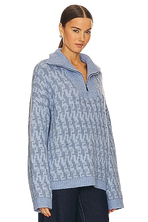 John & Jenn by Line Enzo Sweater in Baby Blue