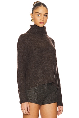 John & Jenn by Lene COL ROULÉ EMMETT en Marron