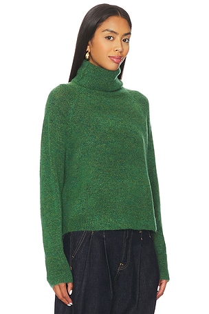 John & Jenn by Line Emmett Turtleneck Sweater in Green