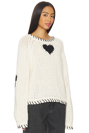 John & Jenn by Line Declan Pullover in Cream