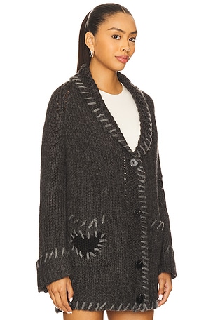 John & Jenn by Line Tripp Cardigan in Grey