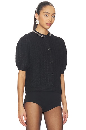 John & Jenn by Line Maxwell Cardigan in Black