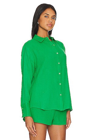 John & Jenn by Line Zosia Top in Green
