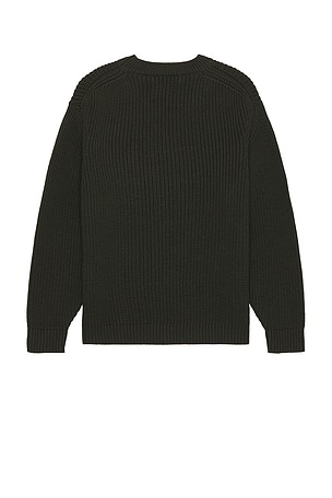 Jeanerica Paul Knit Sweater in Dark Green