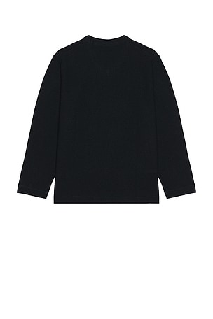 Jeanerica Luca V-Neck Sweater in Navy