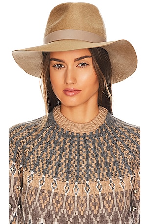 Janessa Leone Luca Wheat Luca Hat by Janessa Leoné at THE MILE main image 3
