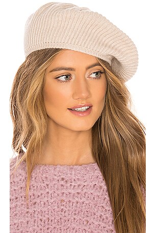 Janessa Leone Cream cashmere Pete Hat Janessa Leone Pete Cashmere Beret | Garmentory main image 3