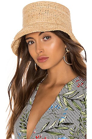 Janessa Leone Manon Bucket Hat Janessa Leone Shiloh Rain Bucket Hat | Neiman Marcus main image 4
