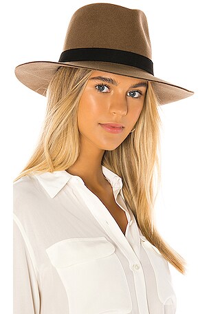 JANESSA LEONE Luca Fedora Hat in Camel Janessa Leoné | Luca Fedora in Camel | The New Trend main image 4