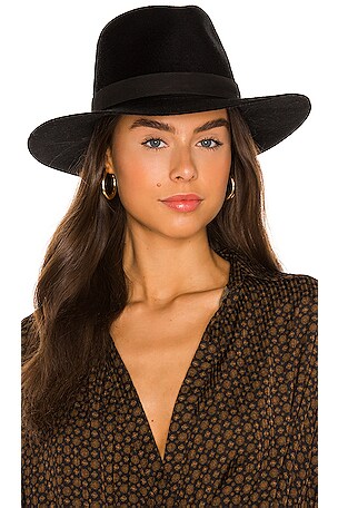 Janessa Leone Luca Packable Hat in BLACK m25765513991_1.jpg main image 3