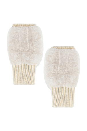 Texty Time Faux Fur Mittens jocelyn