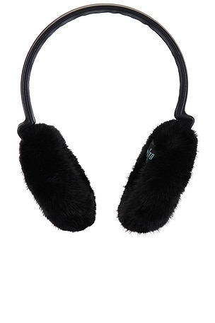 Faux Mink & Leather Earmuffs jocelyn