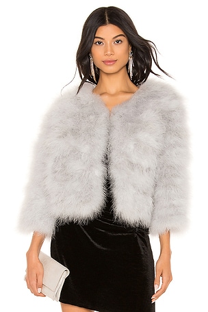 Feather Bolero Jacket