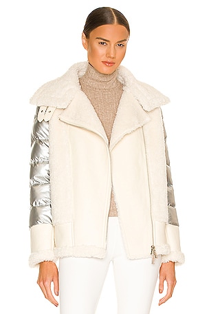 Faux Sherpa Moto Jacket jocelyn