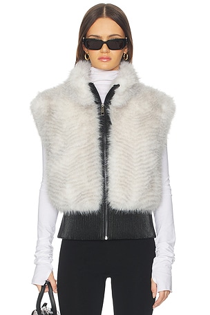 Faux Fox Vest jocelyn