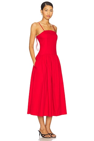 Joe's Jeans Mara Maxi Dress in Red