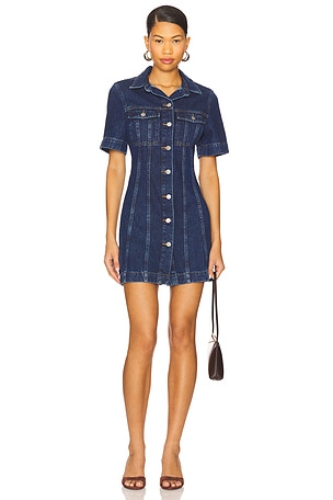Denim Trucker Shift Dress Joe's Jeans