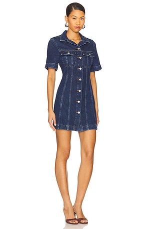 Joe's Jeans Denim Trucker Shift Dress in Blue