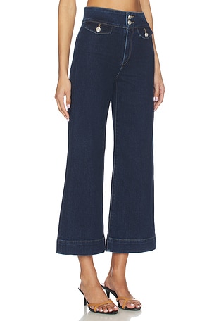 Joe's Jeans The Ellia Wide Leg Ankle Jeans in Blue