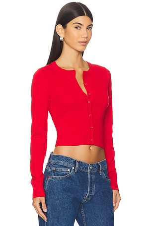 Joe's Jeans The Shrunken Cardigan in Red