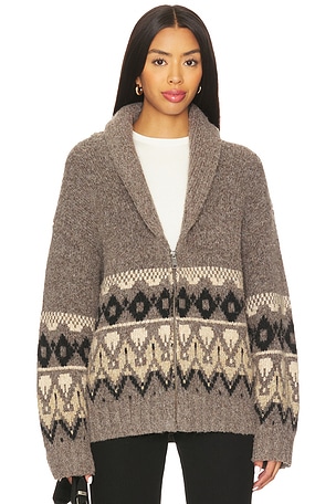 Inga Fairisle Cardigan Joe's Jeans