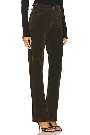 Joe's Jeans Margot Straight Flocked in Olive