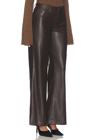 Joe's Jeans The Faux Leather Lou Lou Pants in Chocolate