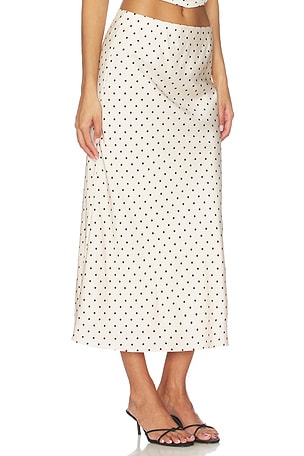 Joe's Jeans The Ines Midi Skirt in Cream