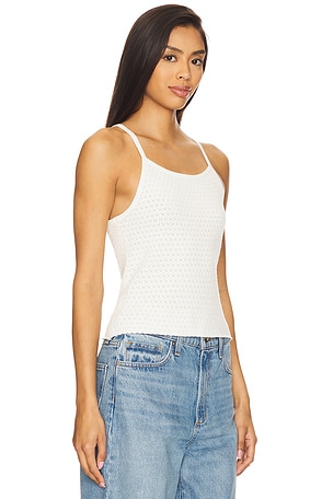 Joe's Jeans Pointelle Everyday Tank in White