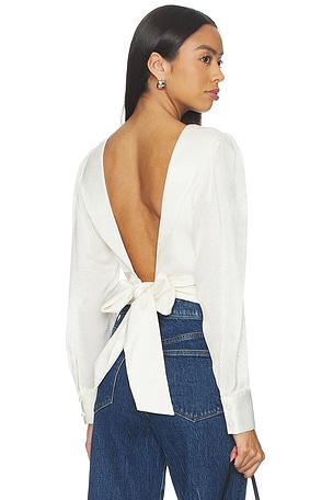 The Marie Tie Back Blouse Joe's Jeans