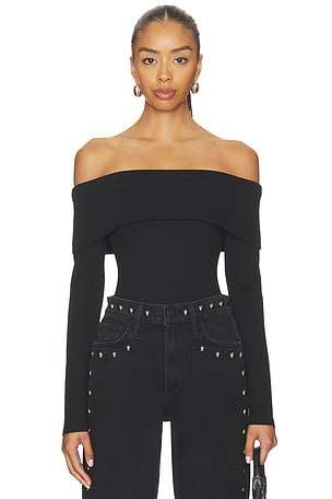 The Olive Off The Shoulder Top Joe's Jeans