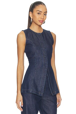 Joe's Jeans The Seamed Tunic Top in Blue