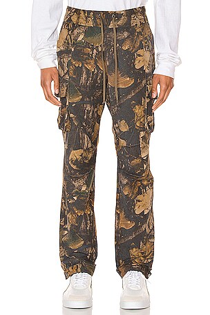 通販生活 ファッション Cargo Panorama ELLIOTT JOHN Pant REVOLVE | Brown Camo Tree in パンツ