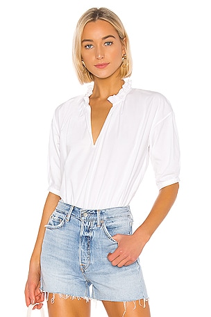 Joie Saila Blouse in Clean White REVOLVE