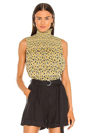 Joie Mika Printed Mock offers Neck Top.