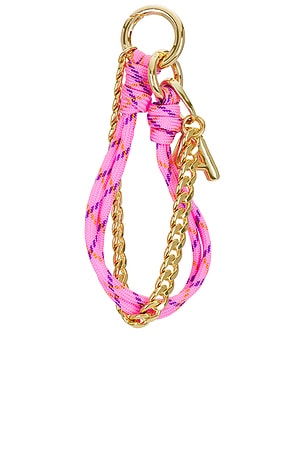 joolz by Martha Calvo Initial Bag Charm in Pink