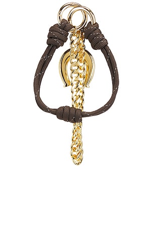 joolz by Martha Calvo Wish Me Luck Bag Charm in Metallic Gold