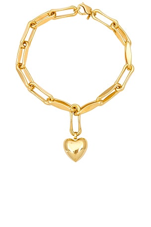 Heart Chain Necklacejoolz by Martha Calvo$194
