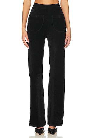 LPA Lucia Leather Pant in Black