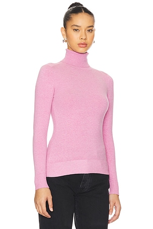 JoosTricot Long Sleeve Turtleneck in Purple