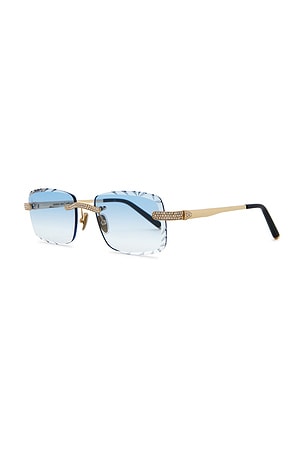 James Oro Signature Gem Cut Sunglasses