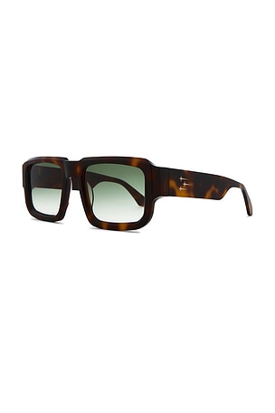 James Oro Caliber Sunglasses in Brown
