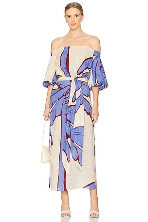 Spell blue skies wrap dress on sale