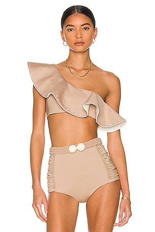 Singing Waves Reversible Bikini Top Johanna Ortiz