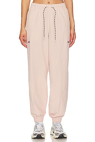 Beyond Yoga Brushed Up Lounge Around Midi Jogger in Oatmeal
