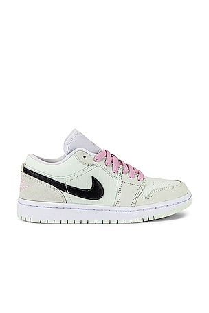 pink and green jordan 1 low