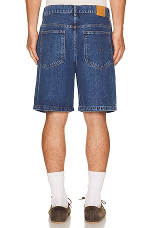 SIMKHAI Lorcan Denim Shorts in Blue